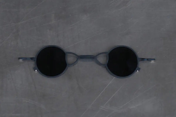 Rigards RG0105TI Series Collection Titanium Freely Removable Double-layer Glasses RG-RG0105TI-CLIP-MSH Ink Frame Dark Gray Lenses
